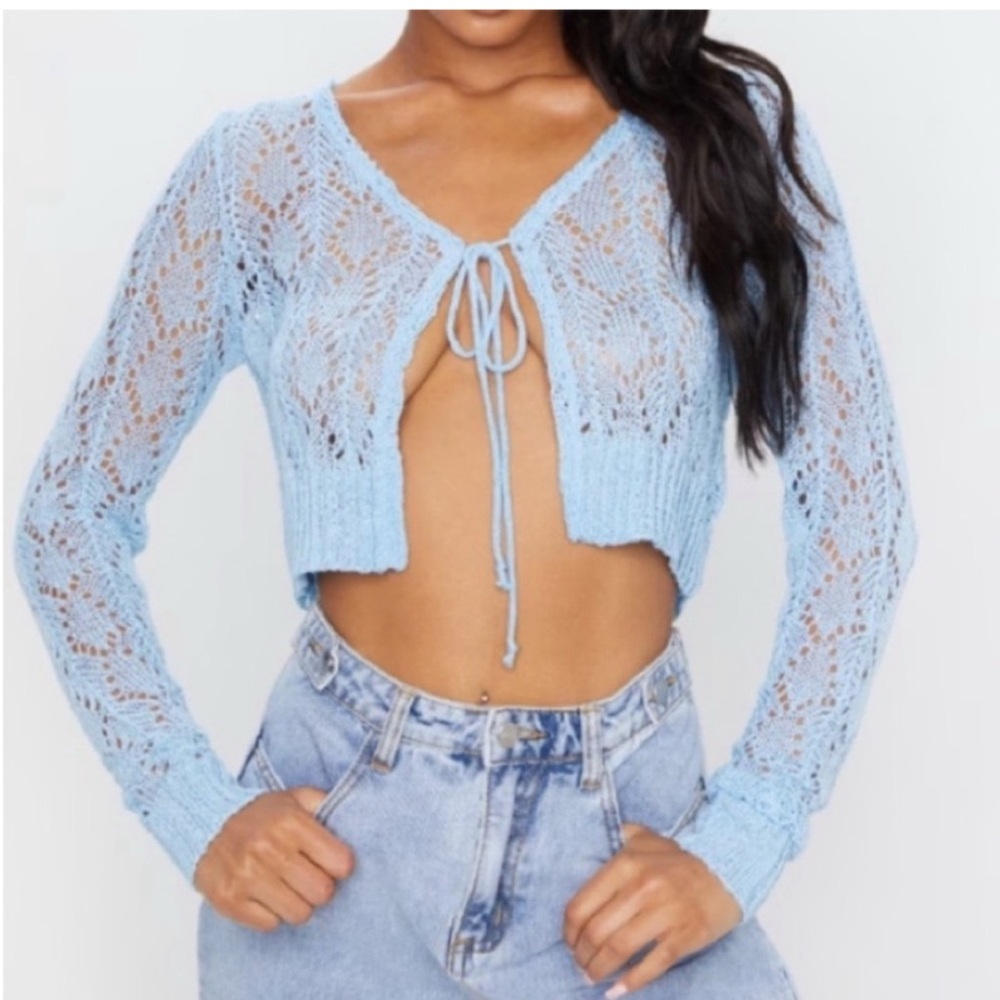 Pretty Little Thing Crochet Cardigan